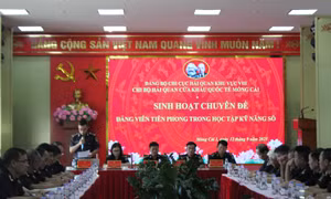Chuyển đổi số trong sinh hoạt chi bộ ở ngành Hải quan Quảng Ninh