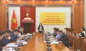 Ban Kinh tế - Ngân sách HĐND tỉnh thẩm tra các báo cáo, dự thảo nghị quyết