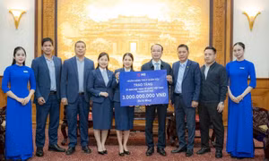 Ngân hàng TMCP Quân đội đóng góp 3 tỷ đồng hỗ trợ thành phố Huế khắc phục hậu quả thiên tai