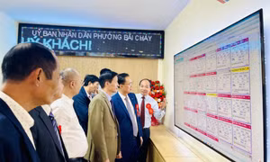 Phường Bãi Cháy: Khánh thành Trung tâm quản lý theo dõi, vận hành và điều khiển hệ thống chiếu sáng công cộng