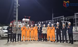 Chính thức đưa vào vận hành Dự án Đường dây và trạm biến áp 110kV Hoành Bồ 