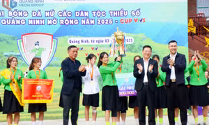 Thắng Mông Dương 4-1, Lâm Thượng vô địch Giải bóng đá nữ các dân tộc thiểu số tỉnh Quảng Ninh mở rộng 2025