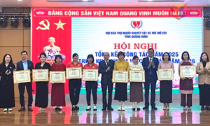 Huy động hơn 8 tỷ đồng chăm lo cho người khuyết tật, trẻ mồ côi