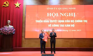 Đồng chí Quản Minh Cường giữ chức vụ Bí thư Tỉnh ủy Quảng Ninh