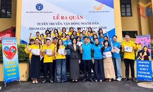 Ra quân cao điểm tuyên truyền, vận động tham gia BHXH tự nguyện, BHYT hộ gia đình