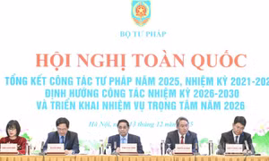 Thủ tướng Phạm Minh Chính dự Hội nghị tổng kết, triển khai nhiệm vụ trọng tâm ngành Tư pháp