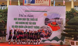 Đẩy lùi tảo hôn và hôn nhân cận huyết thống trong học sinh dân tộc thiểu số