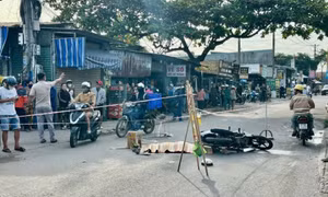 Tránh xe ba gác đậu ngược chiều, người phụ nữ bị xe tải cán tử vong