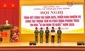 Công an Quảng Ninh phát động phong trào thi đua Vì an ninh Tổ quốc năm 2026