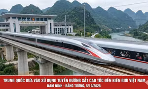 Trung Quốc đưa vào sử dụng tuyến đường sắt cao tốc đến biên giới Việt Nam