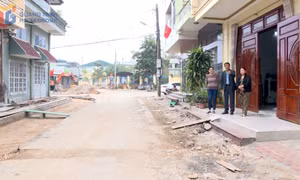 Quảng Hà tích cực triển khai các công trình nâng cấp đô thị