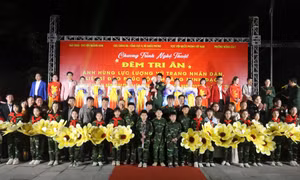 Đêm tri ân Anh hùng Lực lượng vũ trang nhân dân, liệt sĩ Đào Phúc Lộc