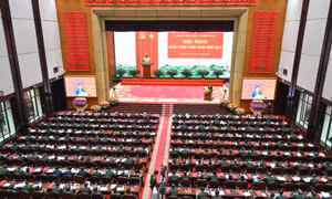 Chủ tịch nước Lương Cường dự Hội nghị Quân chính toàn quân