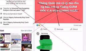 Đối tượng lên mạng dọa bắn Giám đốc Công an tỉnh Quảng Ngãi đang định cư ở nước ngoài