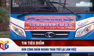 Đón công nhân ngành Than trở lại làm việc