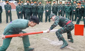 Bộ CHQS tỉnh Quảng Ninh: Tổ chức hoạt động vui xuân mới cho bộ đội