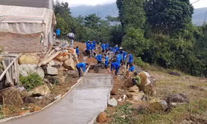 Sôi nổi thi đua chào mừng đại hội đoàn các cấp