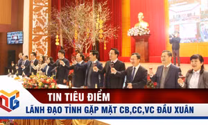 Lãnh đạo tỉnh gặp mặt CB,CC,VC đầu Xuân
