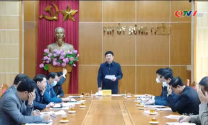 Phó Bí thư Thường trực Tỉnh ủy Ngô Hoàng Ngân kiểm tra tiến độ triển khai dự án Sân Golf Đông Triều