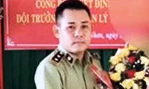 Đội trưởng Quản lý thị trường bị kỷ luật vì vi phạm đạo đức công vụ