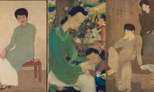 Thị trường nghệ thuật-khuôn mặt mờ nhạt