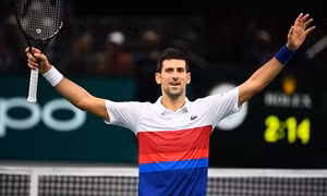 Tay vợt số một thế giới Novak Djokovic lần thứ 6 vô địch Paris Masters
