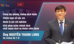 Ngày 10/11, Bộ trưởng Bộ Y tế Nguyễn Thanh Long trả lời chất vấn trước Quốc hội