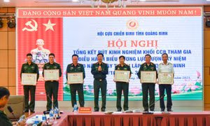 Hội CCB tỉnh rút kinh nghiệm tham gia Lễ kỉ niệm 60 năm Ngày thành lập tỉnh