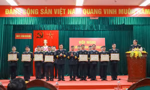 Lữ đoàn 169 (Vùng 1 Hải quân) tổ chức Hội nghị Quân chính năm 2023