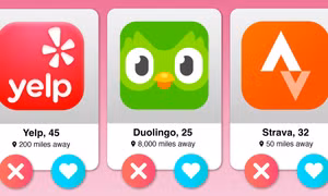 Tìm kiếm tình yêu qua Duolingo, Strava