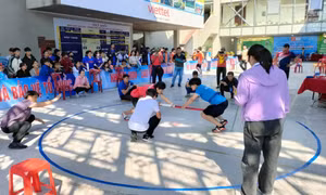 Huyện Hải Hà nhất toàn đoàn Giải đẩy gậy