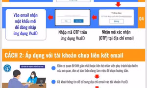 Cách lấy lại mật khẩu ứng dụng VssID khi quên mật khẩu