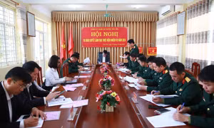 Đảng ủy Quân sự huyện Tiên Yên ra nghị quyết lãnh đạo thực hiện nhiệm vụ năm 2024