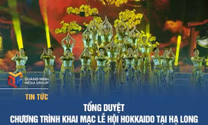 Tổng duyệt chương trình khai mạc lễ hội Hokkaido tại Hạ Long