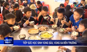 Tiếp sức học sinh vùng sâu, vùng xa đến trường
