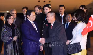 Thủ tướng Phạm Minh Chính tới Ankara, bắt đầu thăm chính thức Thổ Nhĩ Kỳ