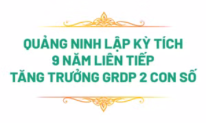 Quảng Ninh lập kỳ tích 9 năm liên tiếp tăng trưởng GRDP 2 con số
