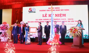 Trường Cao đẳng nghề Xây dựng kỷ niệm 50 năm thành lập