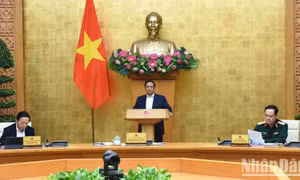 Thủ tướng Phạm Minh Chính chủ trì phiên họp Chính phủ chuyên đề pháp luật tháng 11
