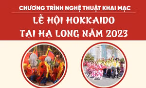 Chương trình nghệ thuật khai mạc Lễ hội Hokkaido tại Hạ Long 2023
