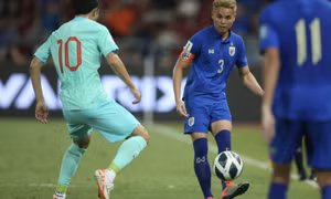 Thái Lan thua Trung Quốc trên sân nhà ở vòng loại World Cup 2026