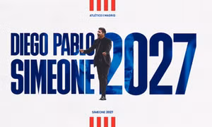 Simeone ký hợp đồng mới với Atletico Madrid