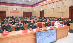 Thành phố Cẩm Phả tổ chức diễn tập KVPT năm 2023