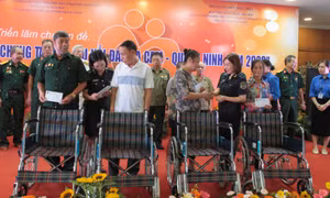 Tiếp thêm niềm tin, nghị lực cho các nạn nhân da cam