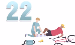 22 - là số đội tình nguyện viên sơ cấp cứu tai nạn giao thông toàn tỉnh