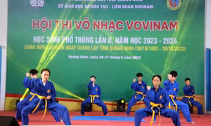 Khai mạc hội thi Võ nhạc Vovinam Quảng Ninh lần 2 năm 2023