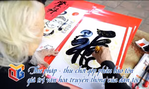 Thư pháp - thú chơi góp phần bảo tồn giá trị văn hóa truyền thống của dân tộc