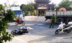 Va chạm xe bồn chở bê tông sau giờ tan ca, nữ công nhân tử vong tại chỗ