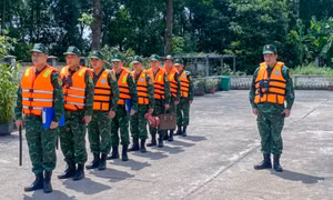 Đồn Biên phòng Hải Hòa phối hợp tuần tra song phương khu vực ven biển biên giới