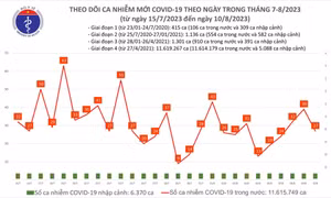 Ngày 10/8: Có 27 ca COVID-19 mới, chỉ còn 1 bệnh nhân thở oxy